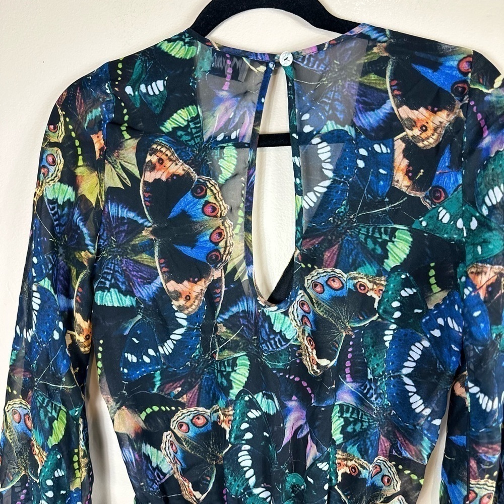 Mumu xsmall romper / jumpsuit 18-p 2 p 29” length 12” waist with stretch - Picture 8 of 9